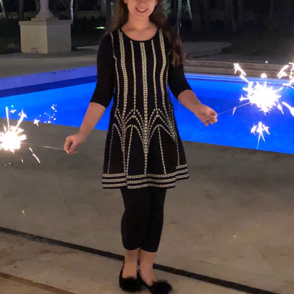 GB girls knit dress size L